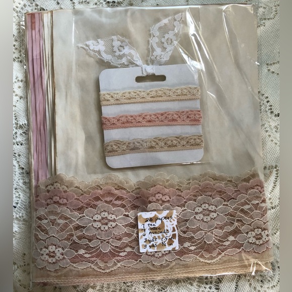 Other - Beaches and ballet slipper kit
Hand dyed papers and Vintage Lace